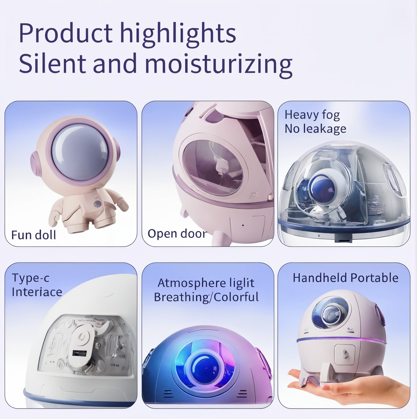 Astronaut ship humidifier.