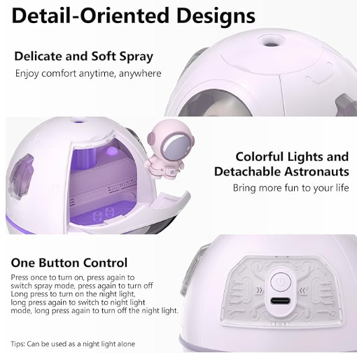 Astronaut ship humidifier.