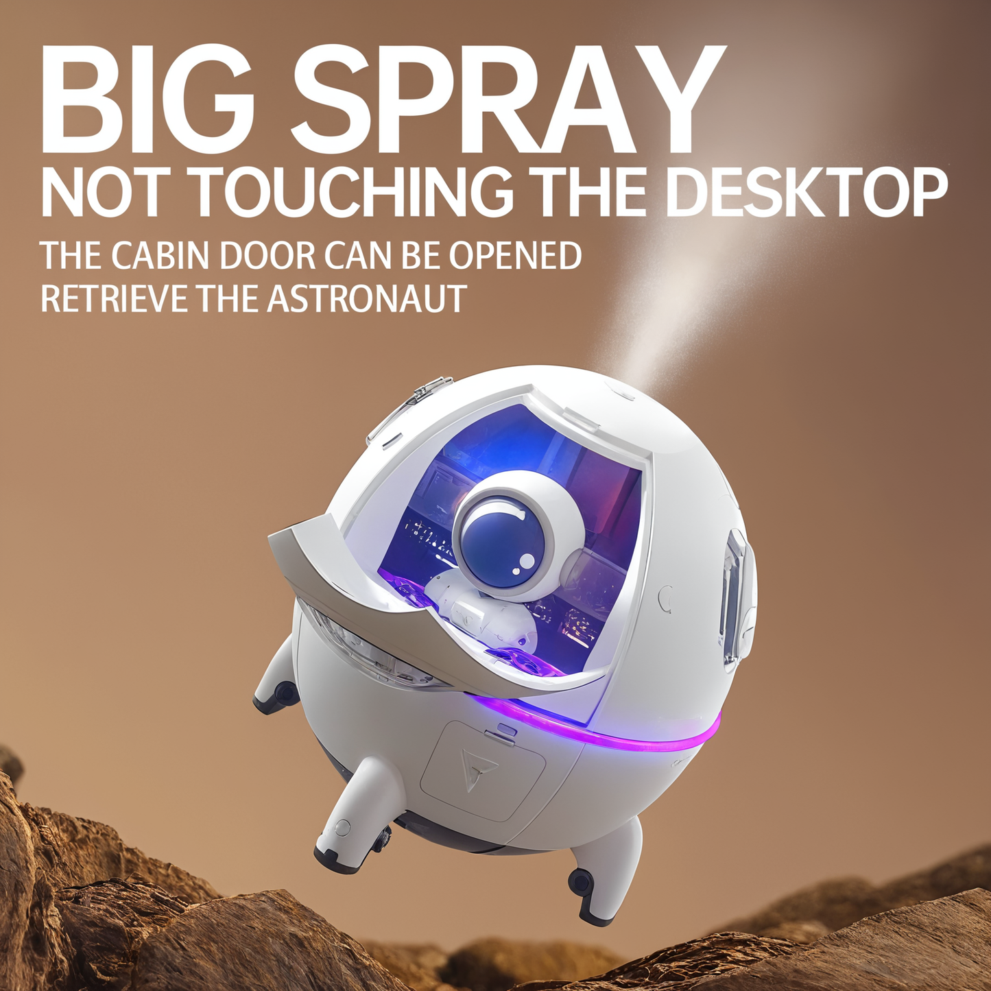 Astronaut ship humidifier.